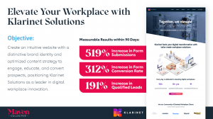 Press release image for Maven Collective Wins TITAN Business Award for Klarinet Rebrand Rooted in Human-Centered Digital Transformation