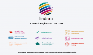 Press release image for Findora Launches Canada’s First AI Search Engine – Built for Trust