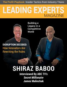 Press release image for James Malinchak Interviews Shiraz Baboo, Reality Interventionist & International Speaker