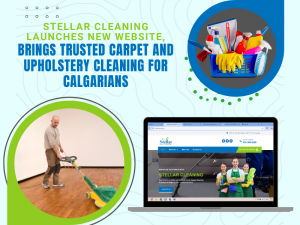 Press release image for Stellar Cleaning Launches New Website, Brings Trusted Carpet and Upholstery Cleaning For Calgarians