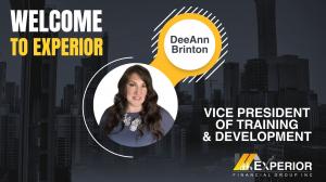 Press release image for Experior Financial Group Welcomes DeeAnn Brinton as Vice President of Training and Development.