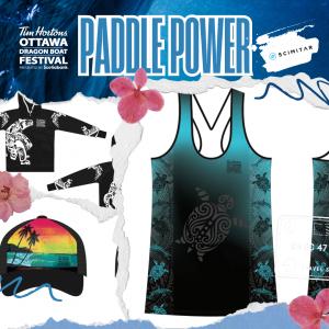 Press release image for Scimitar Sports Canada Launches Exclusive ‘Paddle Power’ Apparel for the Tim Hortons Ottawa Dragon Boat Festival