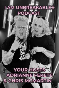 Press release image for Chris McMartin is Officially Taking The Mic With Adrianne Fekete on the The I Am Unbreakable® Podcast