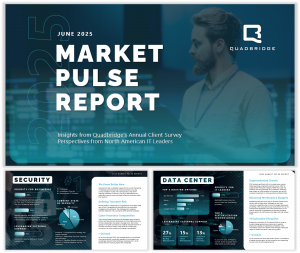 Press release image for Quadbridge’s 2025 Market Pulse Report Signals the New IT Mandate: Strategic, Secure, and Relentlessly Evolving