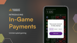 Press release image for Paramount Commerce Introduces In-Game Payments to Boost Player Engagement