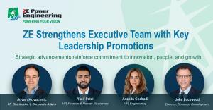 Press release image for ZE Power Engineering Strengthens Executive Team with Key Leadership Promotions