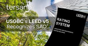Press release image for USGBC’s LEED v5 Recognizes SAO®, Tersano’s Innovative Technology