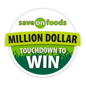 Press release image for New Westminster man wins a million dollars from Save-On-Foods in Save-On-Foods Million Dollar Touchdown to Win