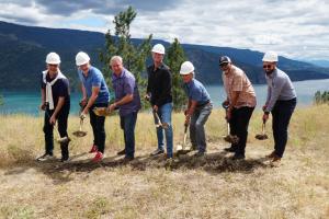 Press release image for Okanagan Gondola breaks ground in Vernon, British Columbia