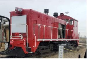 Press release image for Heritage Park Expands Historic Railway Collection with Rare Diesel-Electric Locomotive