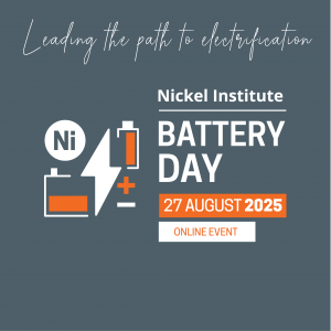Press release image for Nickel Institute’s third annual Battery Day to be held 27 August