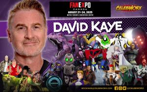 Press release image for David Kaye Brings Transformers, Clank, and More to Fan Expo Canada 2025