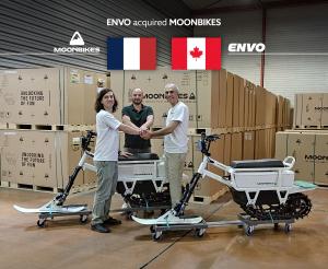 Press release image for ENVO Drive Acquires Iconic MoonBikes, Expanding Leadership in Winter Electric Snow Mobility