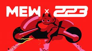 Press release image for MEW Teams Up With 223 to Launch Limited Edition Blind Box Collection –  Bringing MEW to Collectors Worldwide