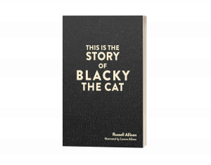 Press release image for Russell Allison Releases Audiobook of ‘This is the Story of Blacky the Cat’ to Share Lessons of Hope and Courage