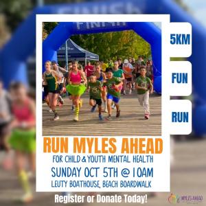 Press release image for Run Myles Ahead: Changing the Narrative Around Youth Mental Health