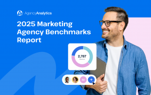 Press release image for AgencyAnalytics Releases the 2025 Marketing Agency Benchmarks Report