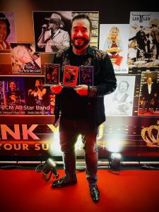 Press release image for UPSIDE OF MAYBE RETURNS FROM EUROPE WITH TRIPLE WIN AT THE 2025 EUROPEAN RED CARPET MUSIC AWARDS