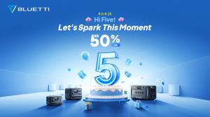 Press release image for From Camping to Home Backup, BLUETTI Brings New Energy Solutions to Canada – 5th Anniversary Power Week Kicks Off