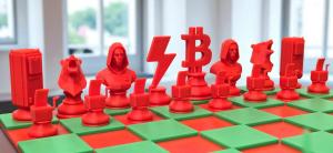 Press release image for D-Central Technologies Unveils First Bitcoin Chess Set, Capturing the Battle Between Bulls and Bears