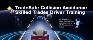 Press release image for Young Drivers of Canada Launches TradeSafe Collision Avoidance skilled trades driver training with AI teaching assistant