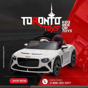 Press release image for Toronto Toys Launches Holiday Lineup of Luxury Kids Ride-On Cars Featuring Bentley, Mercedes, and Range Rover