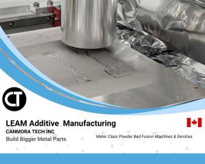 Press release image for CANMORA TECH Unleashes LEAM Meter-Class Laser PBF Powerhouse at Formnext 2025