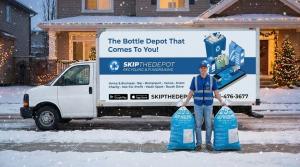 Press release image for SkipTheDepot Launches Alberta Wide Bottle Drive to Support Food Banks and The Mustard Seed