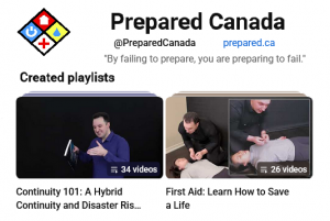 Press release image for Prepared Canada Announces Free Online Disaster Risk Management and First Aid Guides for Individuals and Businesses