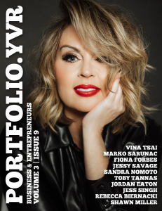 Press release image for Portfolio.YVR Debuts Winter Issue with Iconic Media Expert Fiona Forbes & Celebration of BC Entrepreneurship