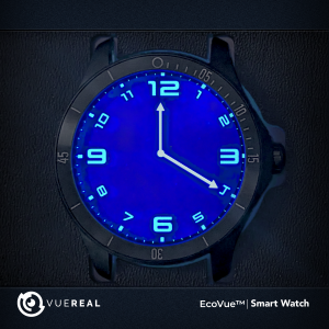 Press release image for VueReal Introduces EcoVue™ for MicroLED Watches to Cut Cost and Power