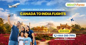 Press release image for MintFares Brings Big Summer Savings on Canada to India Flights