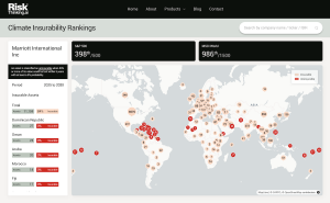Press release image for RiskThinking.ai Launches Climate Insurability Rankings™ to Show Global Companies Facing Greatest Physical Climate Risk