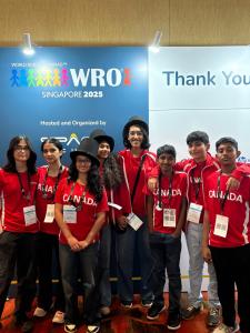 Press release image for Zebra Robotics Teams Represent Canada at World Robotics Olympiad Internationals Across Three Continents