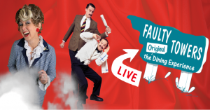 Press release image for Faulty Towers The Dining Experience Brings  Immersive Comedy to Denver