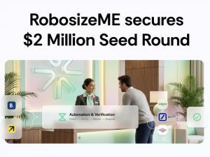 Press release image for RobosizeME Raises $2M Seed Round Led by SeedTwo Capital to Bring AI Workflow Automation to the Global Hotel Industry