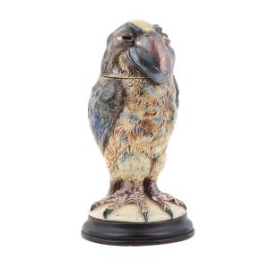 Press release image for Martin Brothers ‘Wally Bird’ Jar Leads Strong February Pottery Results at Miller & Miller